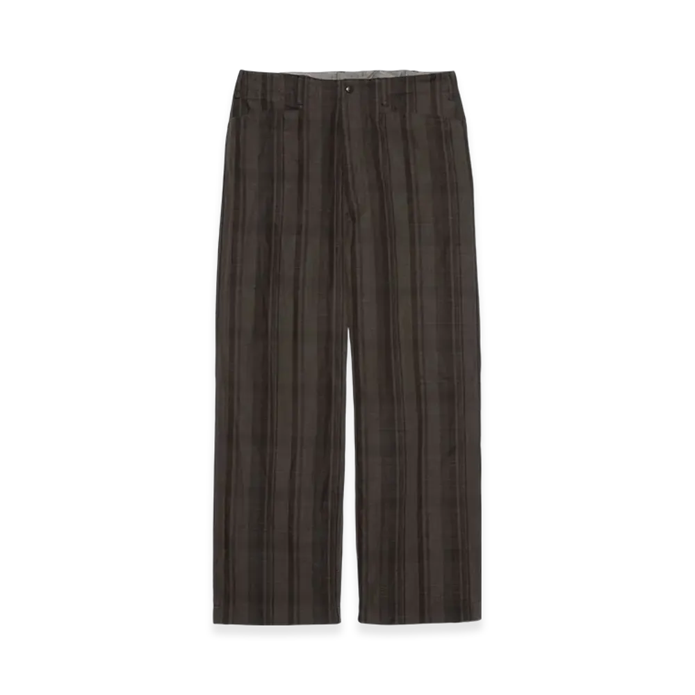 nanamica Plaid Dock Pants "Brown"
