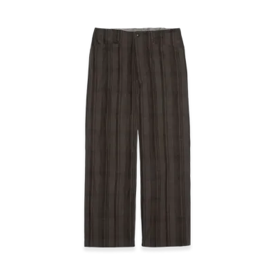 nanamica Plaid Dock Pants "Brown"