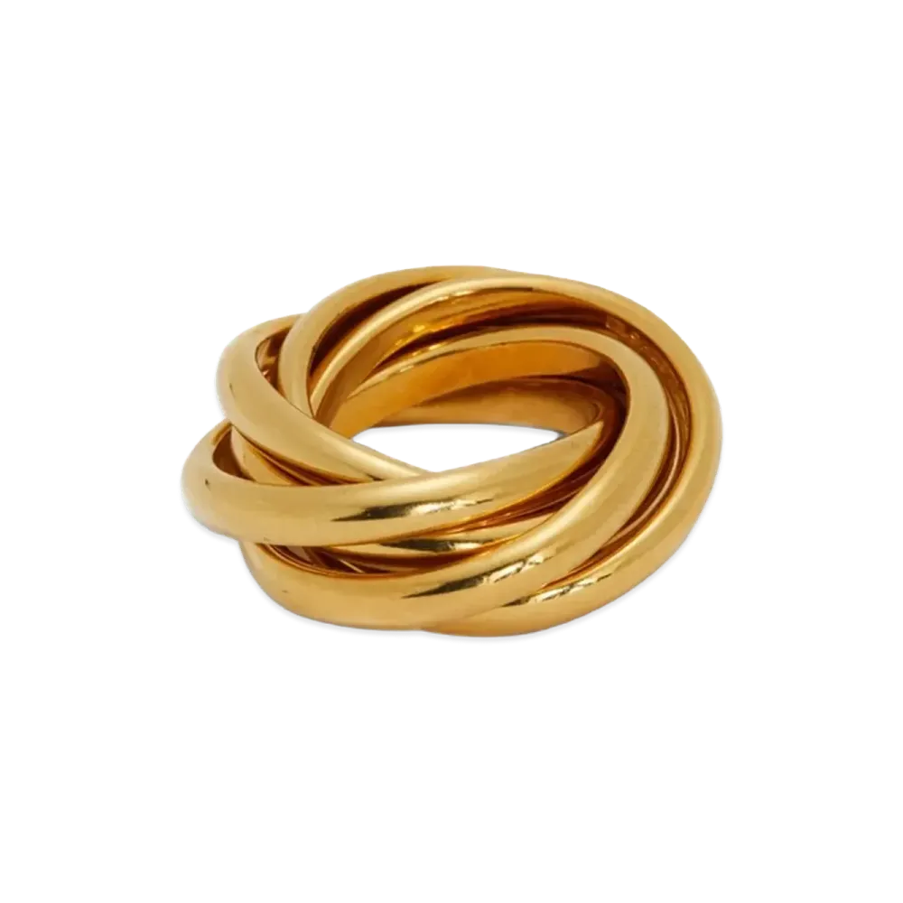 Jil Sander Women's Ring "Gold"
