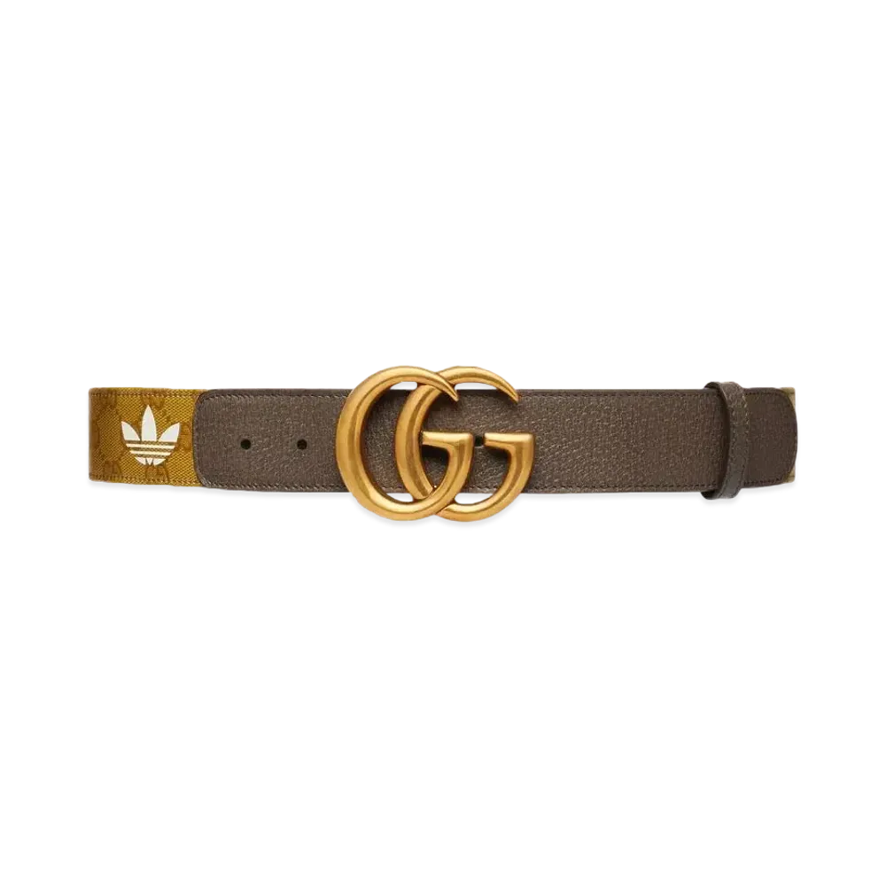 adidas x GUCCI GG Marmont Belt "Beige/Brown"