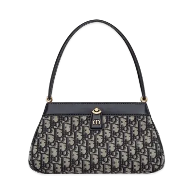 Dior Medium Key Bag Dior Oblique Jacquard "Blue"
