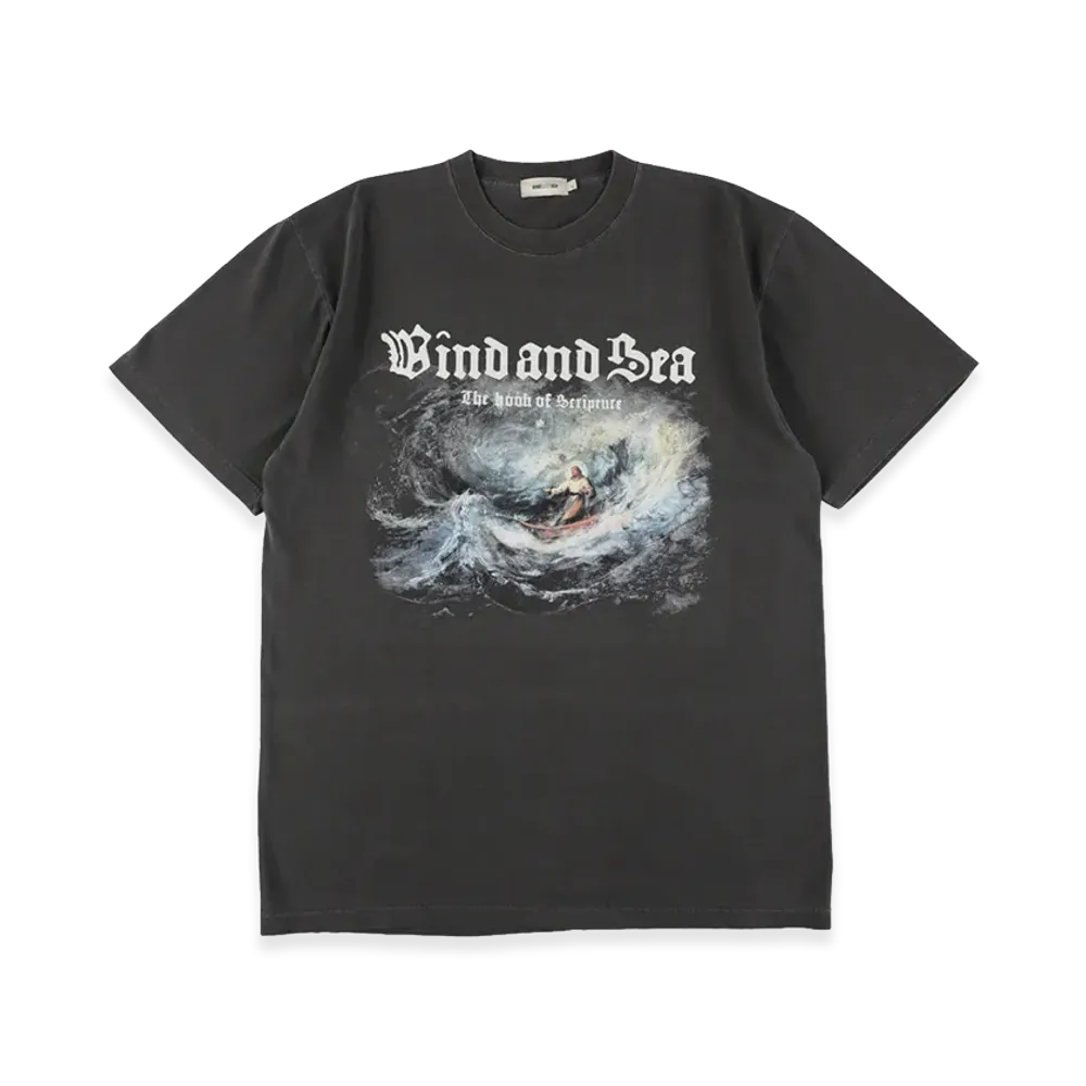 WIND AND SEA Bible Tee "Black"