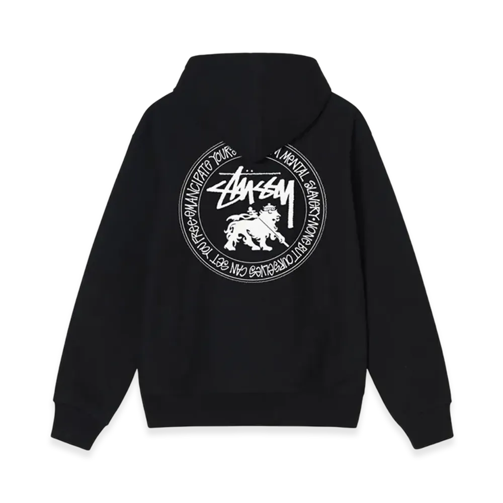 Stussy Lion Dot Hood "Black"