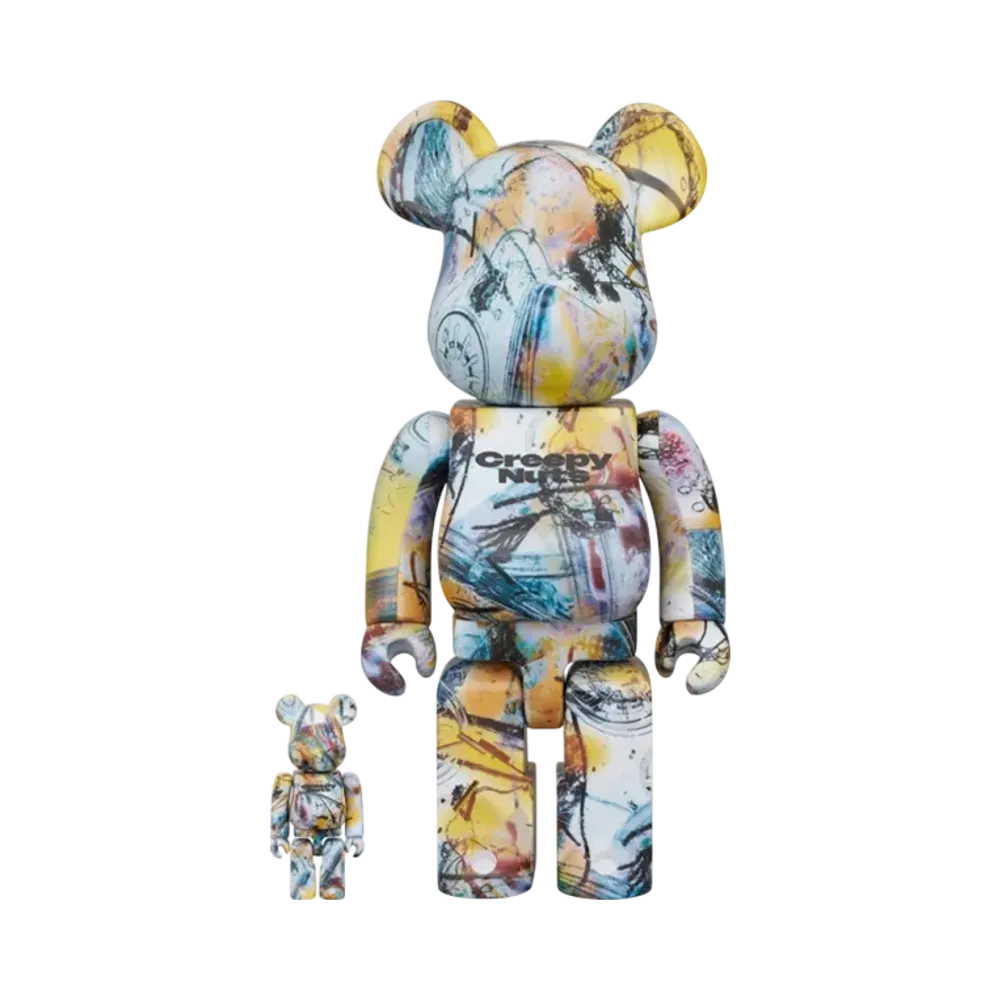 MEDICOM TOY "BEARBRICK" Creepy Nuts 100% & 400%