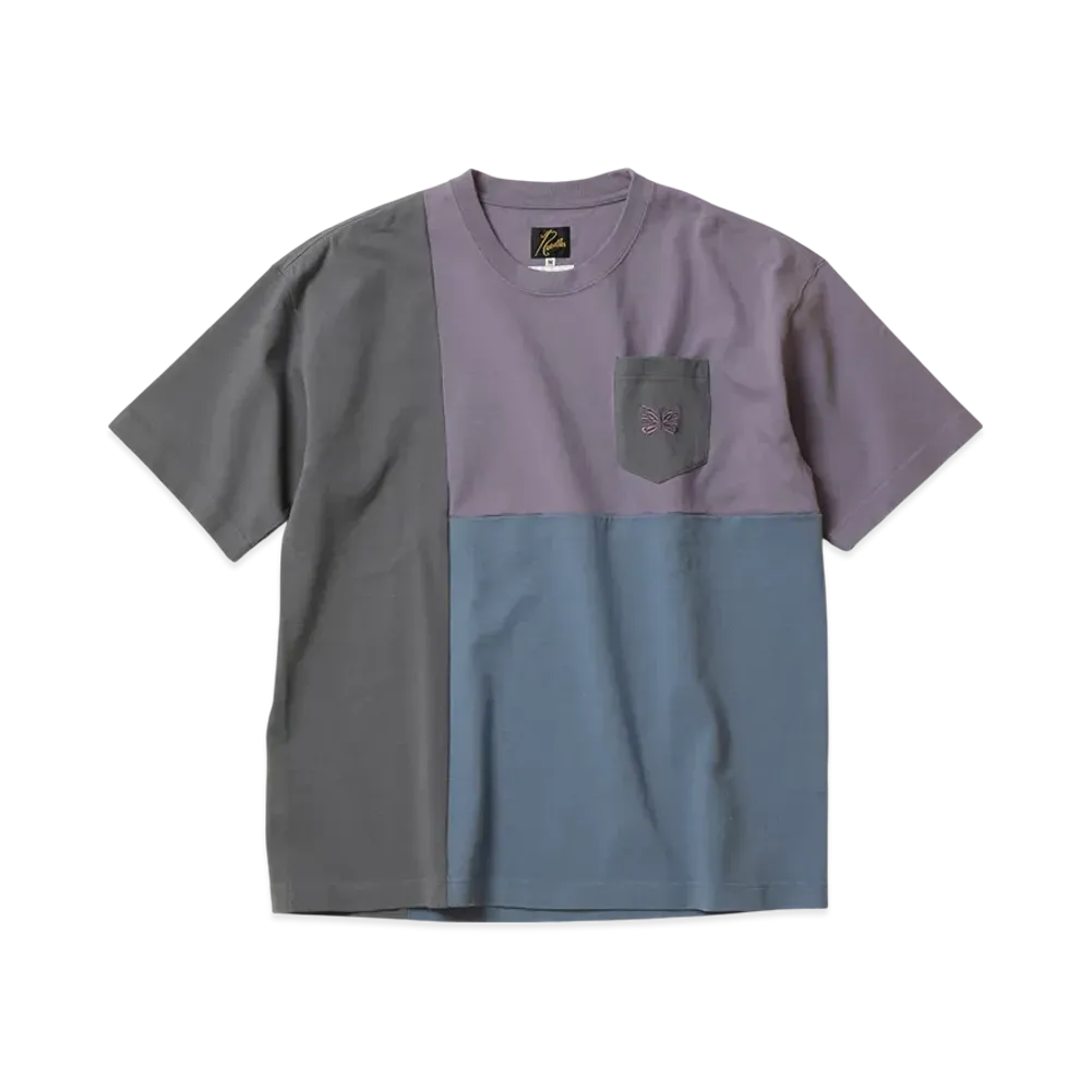 NEEDLES x ts(s) 3 Color Block Pocket T-Shirt "Purple"