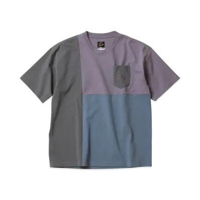 NEEDLES x ts(s) 3 Color Block Pocket T-Shirt "Purple"