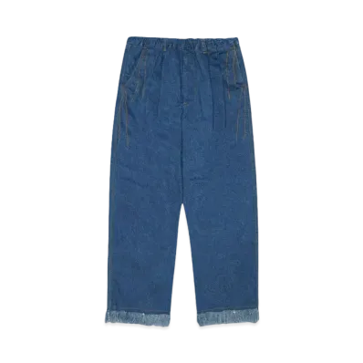 DISCOVERED DENIM WIDE SLACKS PANTS "INDIGO"