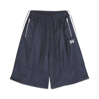 NEEDLES x LHP Track Shorts - C/Pe Velour "Navy"