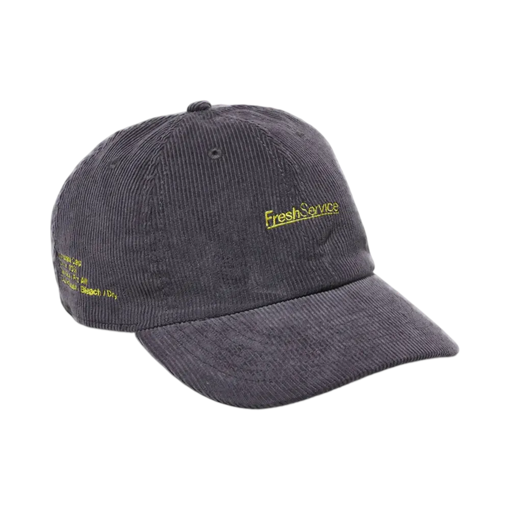 FreshService Corduroy Corporate Cap "Dark Gray"