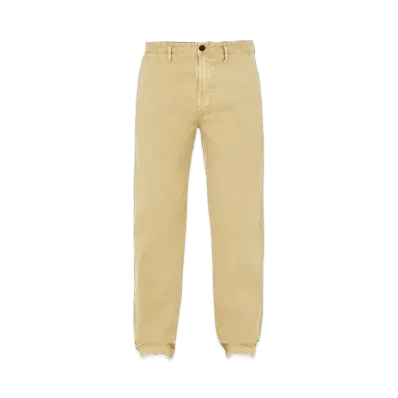 Stone Island 315L1 STRETCH BROKEN TWILL COTTON_'OLD' EFFECT_REGULAR FIT "Ibory"