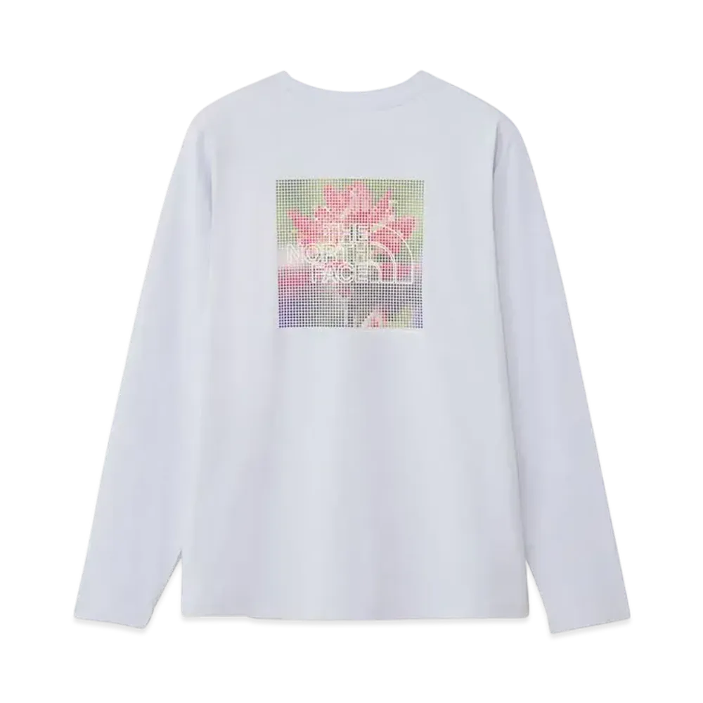 The North Face Long Sleeve ES Flower Box Logo Tee "Mystic Haze"