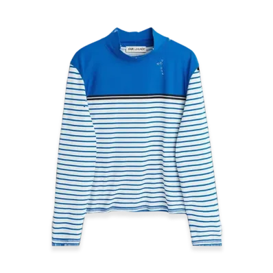 OUR LEGACY Artist Polo "Trashed Carnot Stripe"