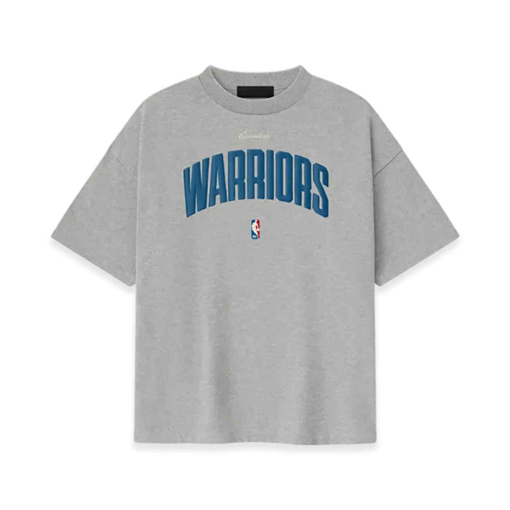 FEAR OF GOD ESSENTIALS Warriors 90s Tee "Concrete Heather"