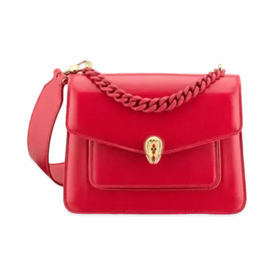 BVLGARI Serpenti Forever Crossbody Bag "Red"