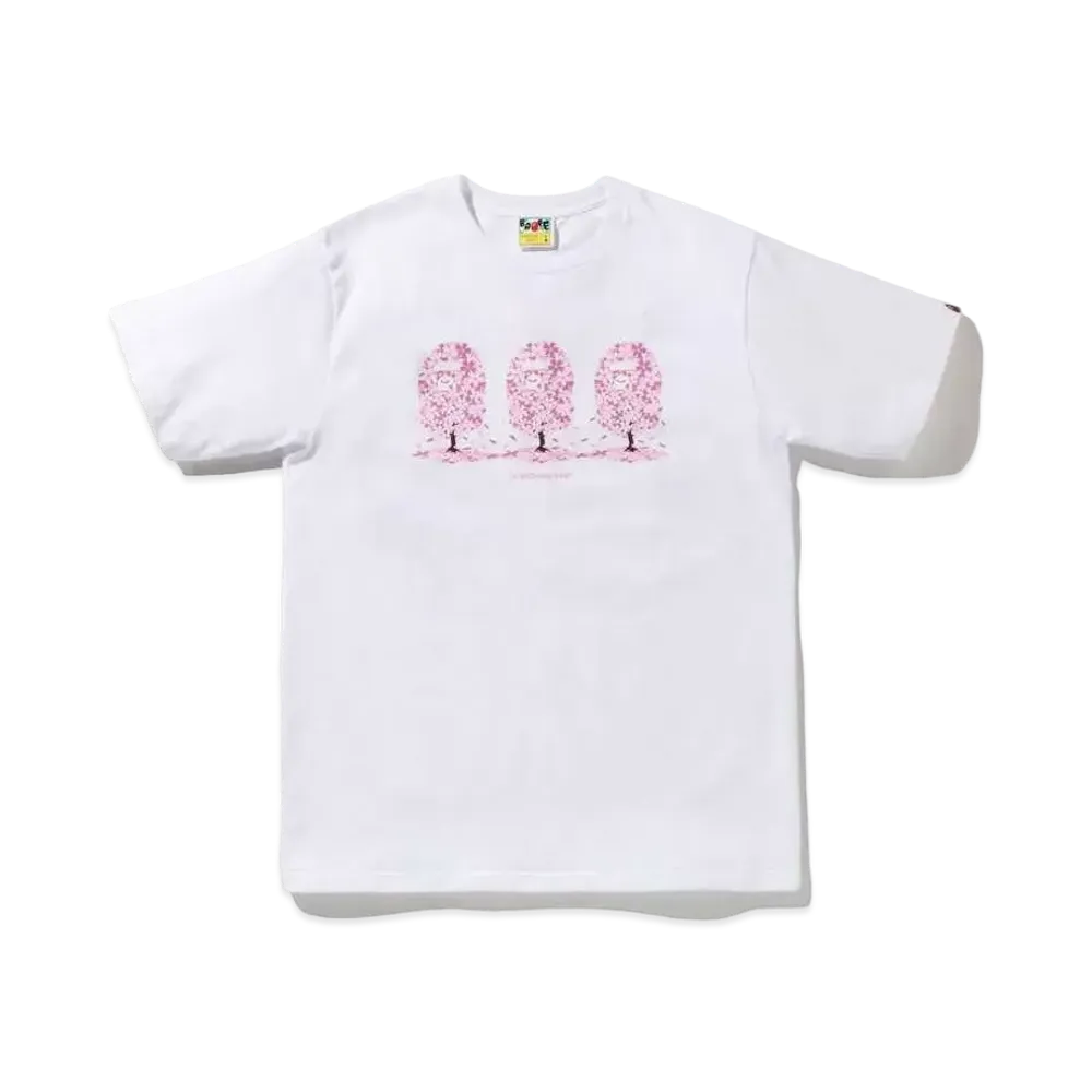 A BATHING APE SAKURA TEE "White"