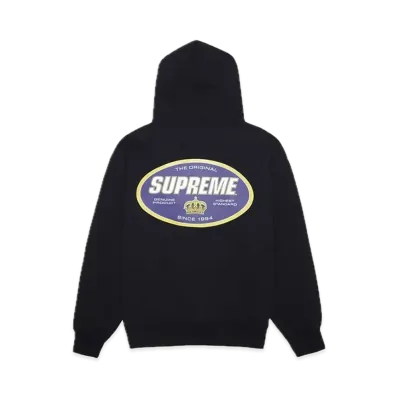 Supreme Crown Hooded Sweatshirt "Black"