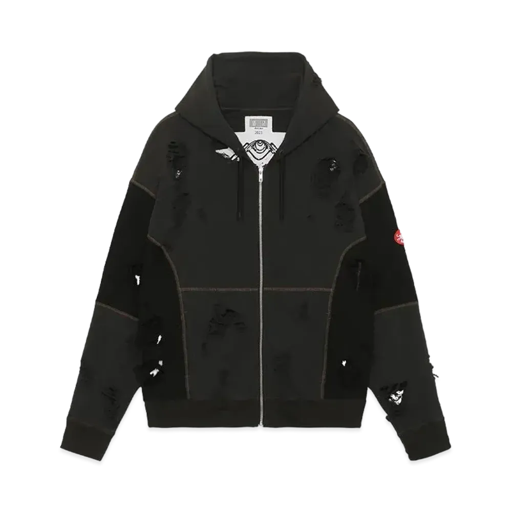 Cav Empt (C.E) Plague Wide Rib Cut Zip Hoody "Black"