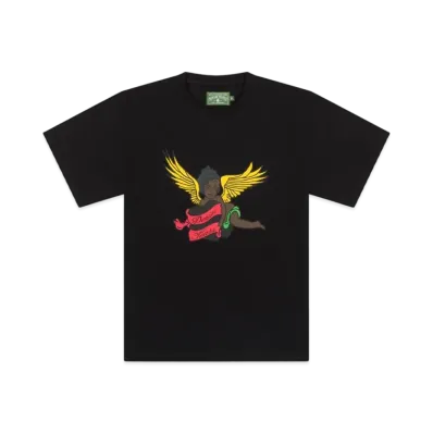 DENIM TEARS Black Cherub Tee "Black"