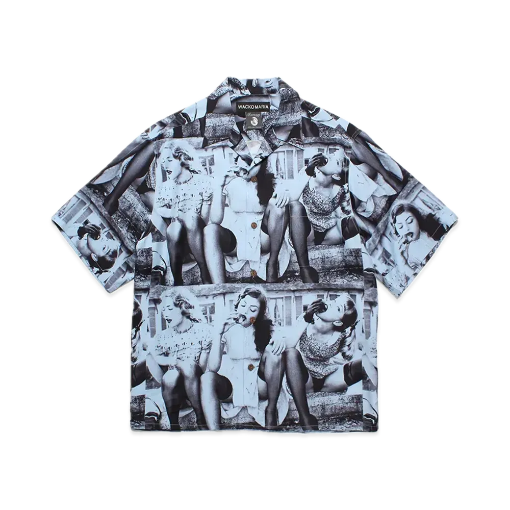 WACKO MARIA x Ellen Von Unwerth Hawaiian Shirt "Purple"