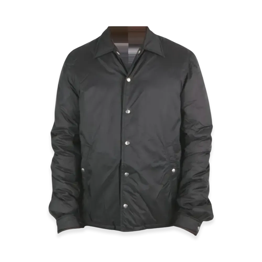 Rick Owens Snap Front Padded Jacket "Black"