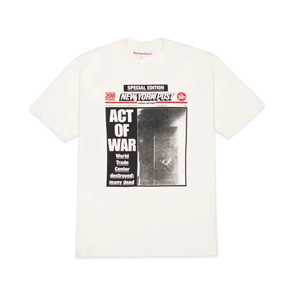 Richardson Act Of War T-Shirt "Natural"