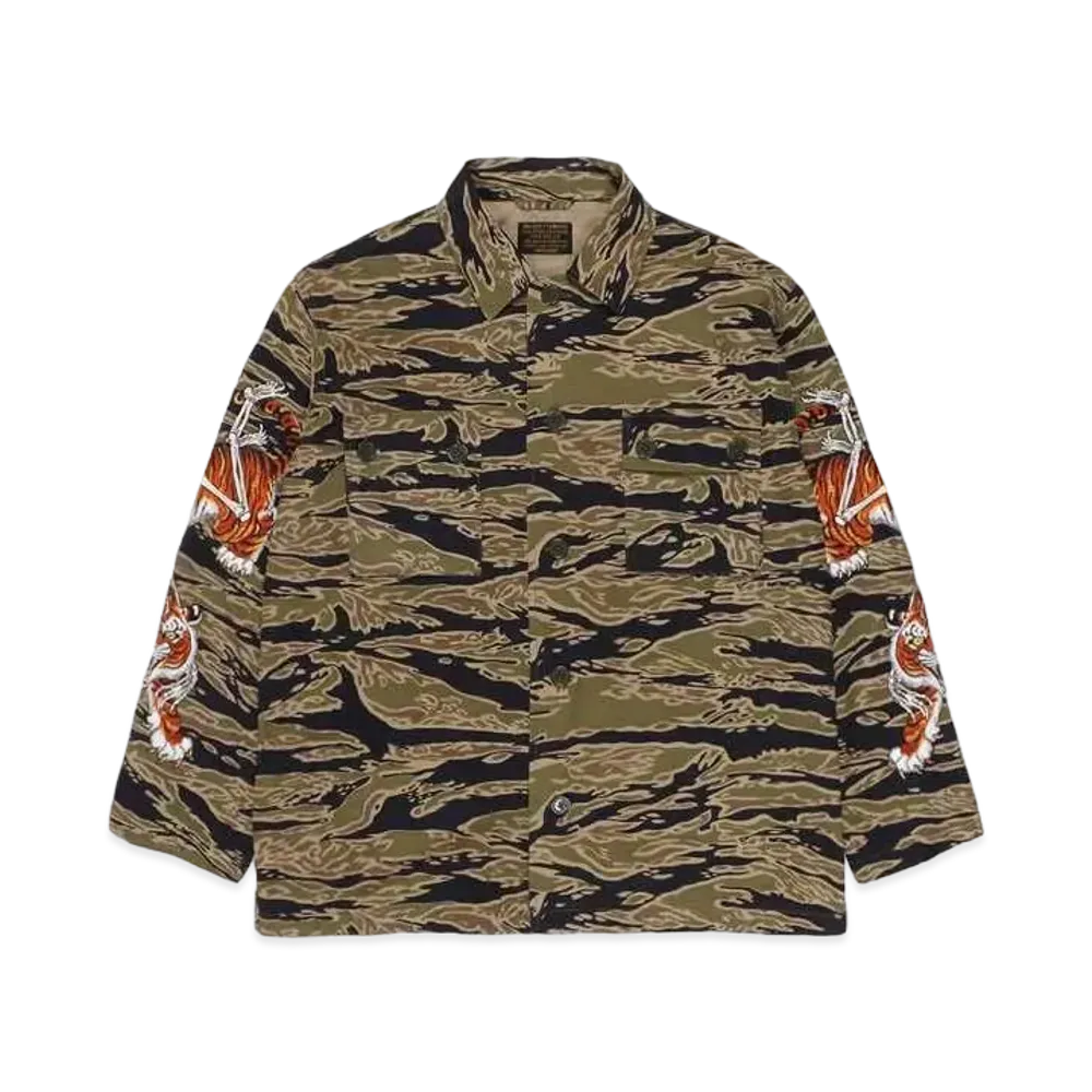 WACKO MARIA TIM LEHI / Army Shirt #1 "Tiger Camo"