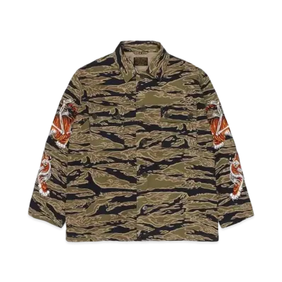 WACKO MARIA TIM LEHI / Army Shirt #1 "Tiger Camo"