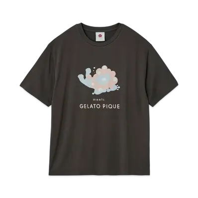 GELATO PIQUE x Expo 2025 Osaka HOMME MYAKU-MYAKU One Point T-shirt "Charcoal Gray"