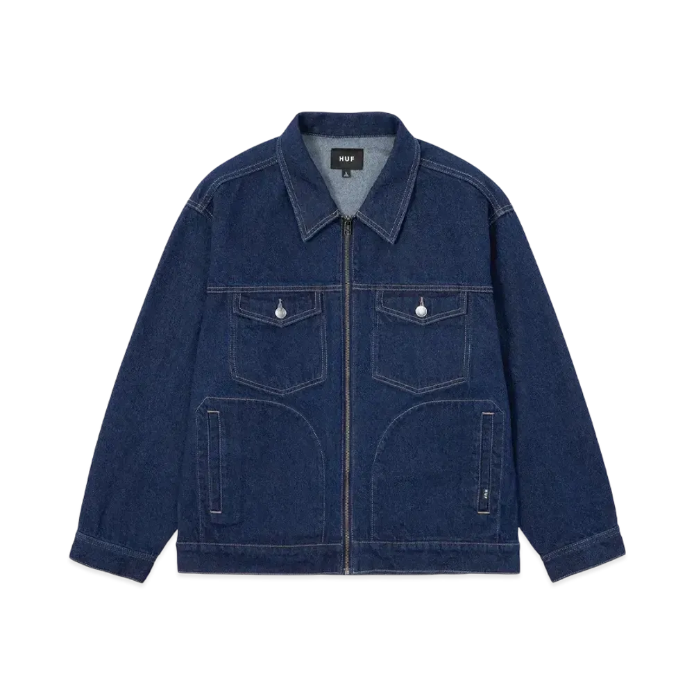 HUF OD Denim Zip Jacket "Indigo"