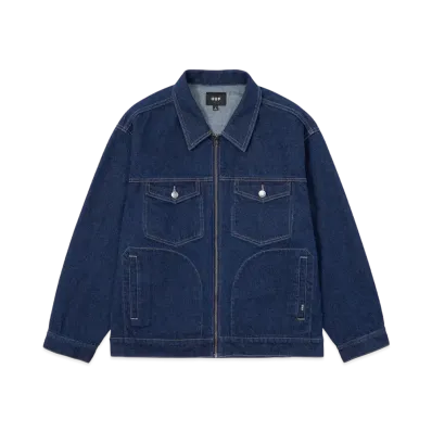 HUF OD Denim Zip Jacket "Indigo"