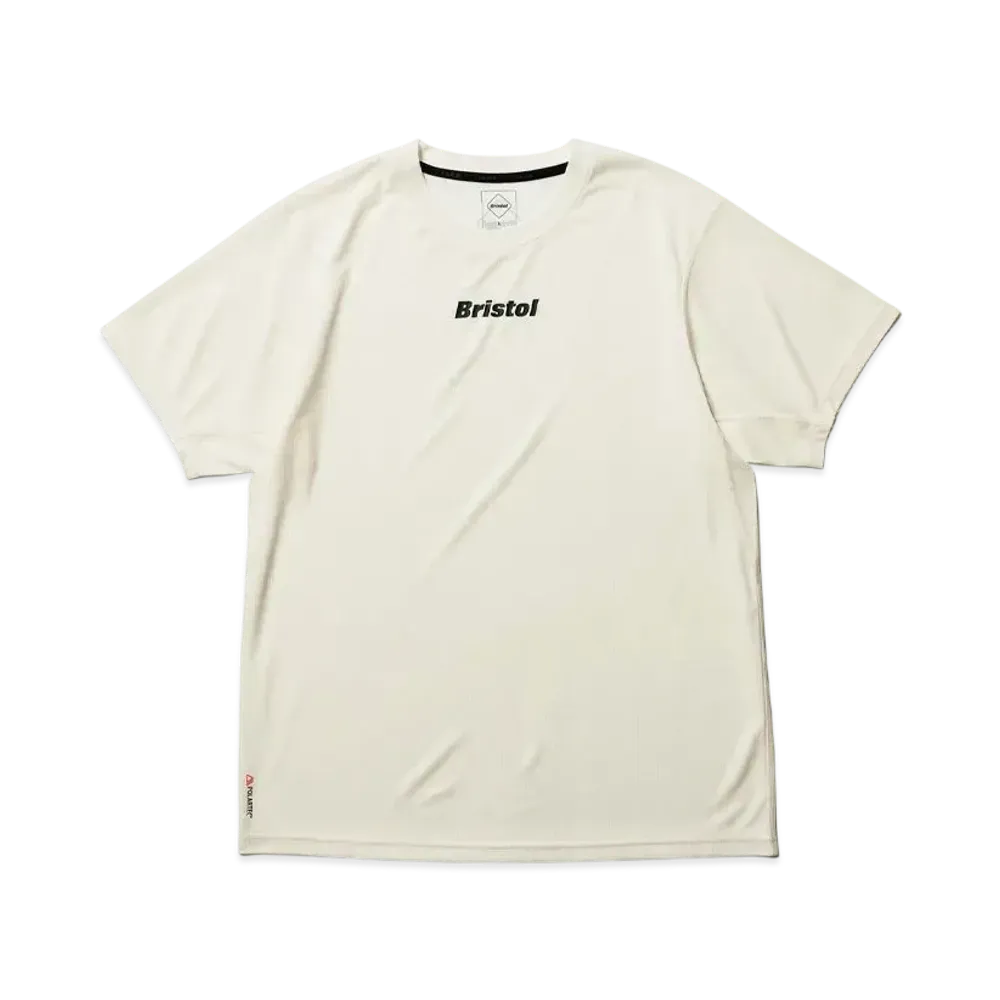 F.C.Real Bristol Polartec Power Dry S/S Training Top "Off White"