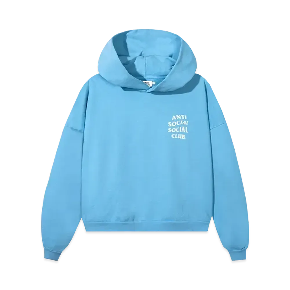 ANTI SOCIAL SOCIAL CLUB Cozy Hoodie Oversized "Baby Blue"