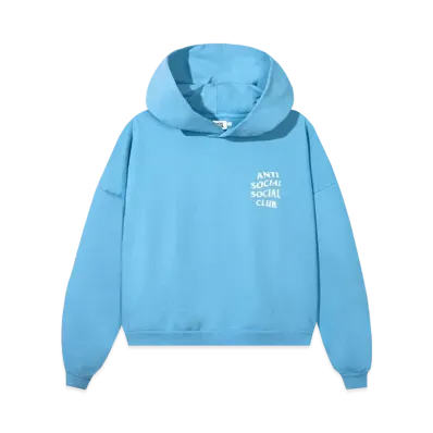 ANTI SOCIAL SOCIAL CLUB Cozy Hoodie Oversized "Baby Blue"