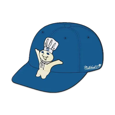 Supreme x Mitchell & Ness Doughboy Fitted 6-Panel "Blue"