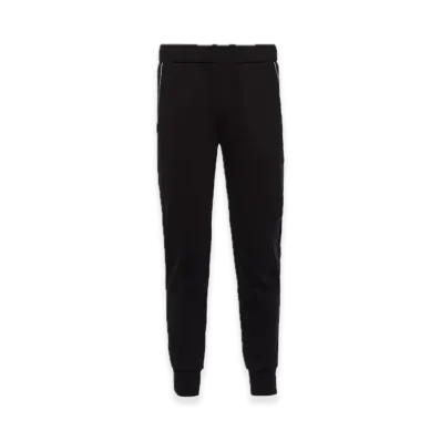 PRADA Re-Nylon Detail Sweatpants "Black/White"