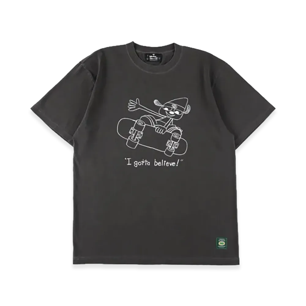 WIND AND SEA x Parappa The Rapper Parappa Pensil Art Tee "Black"
