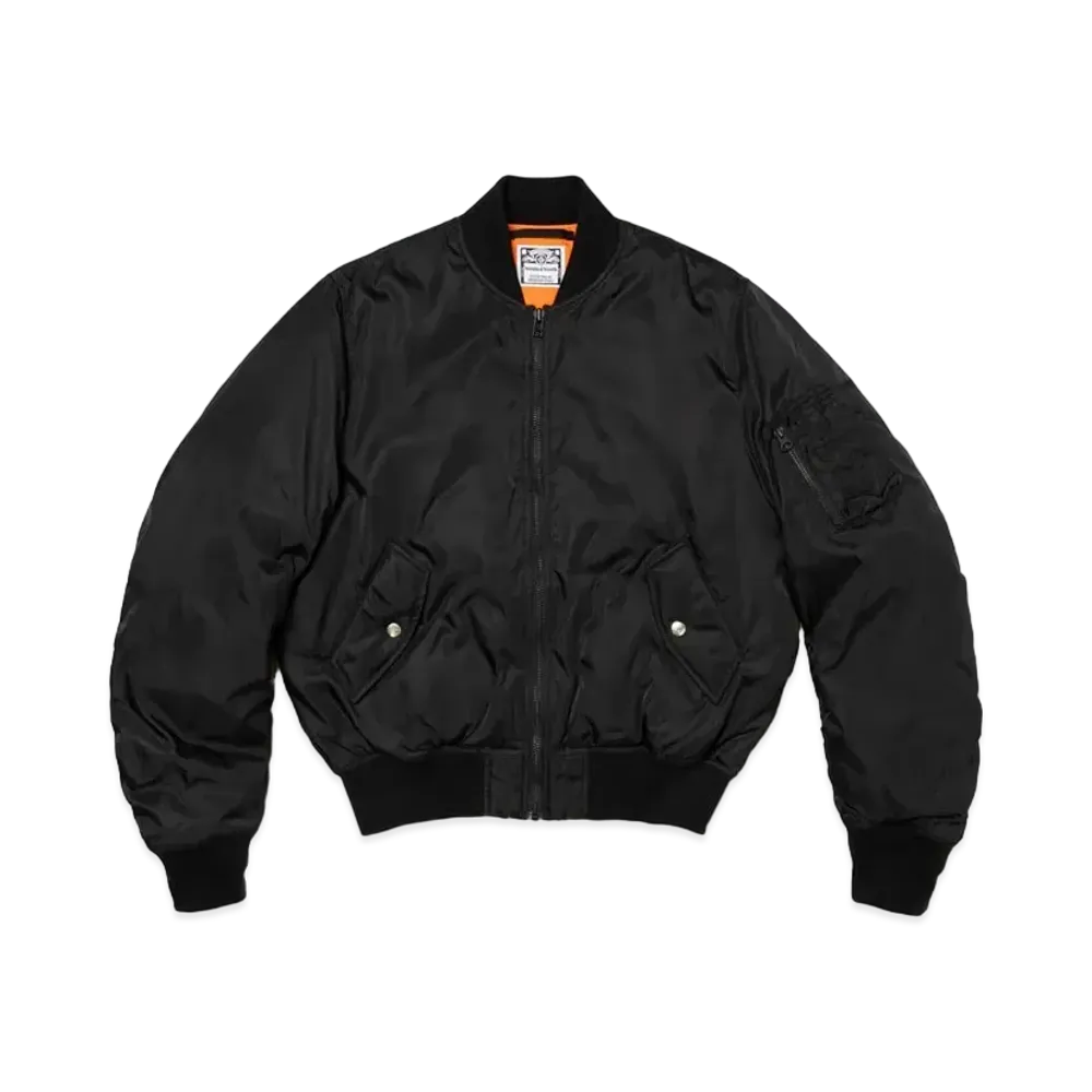 Wasted Youth Flight Jacket "Black" / VERDY