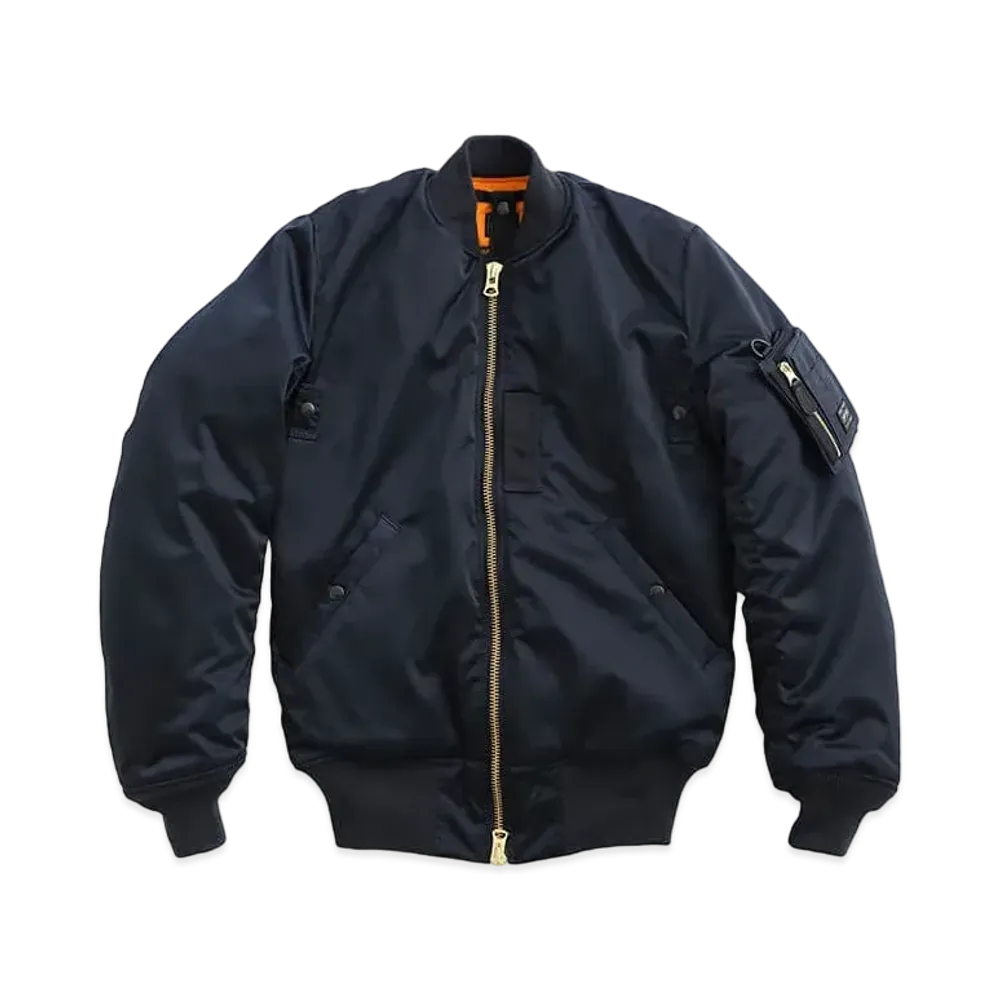 PORTER TANKER x Buzz Rickson’s MA-1&Wallet "Iron Blue"
