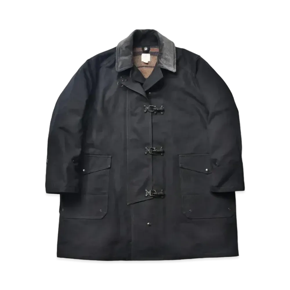 THE REAL McCOY'S Fireman Coat "Black"