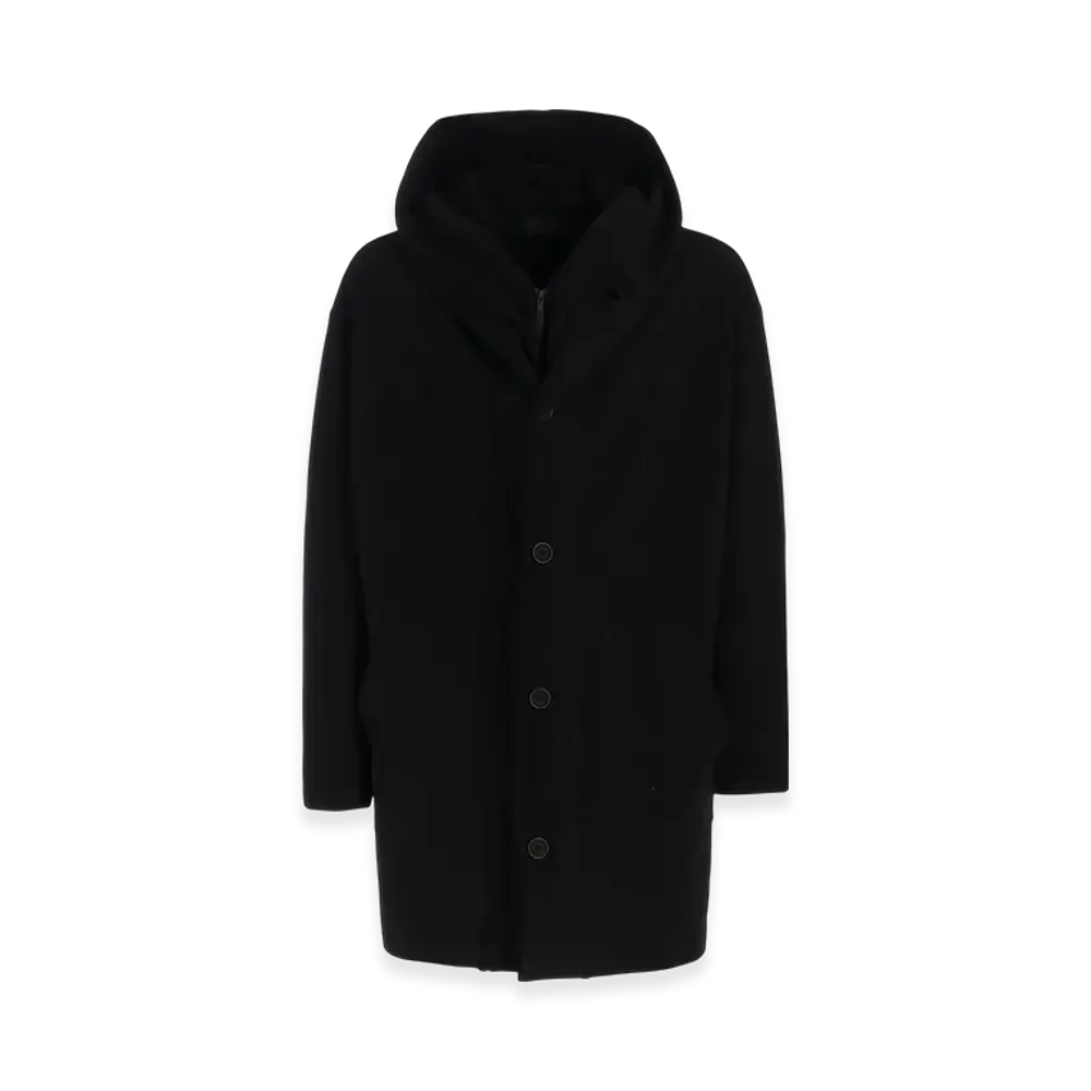 Yohji Yamamoto POUR HOMME Regulation Hooded Coat "Black"