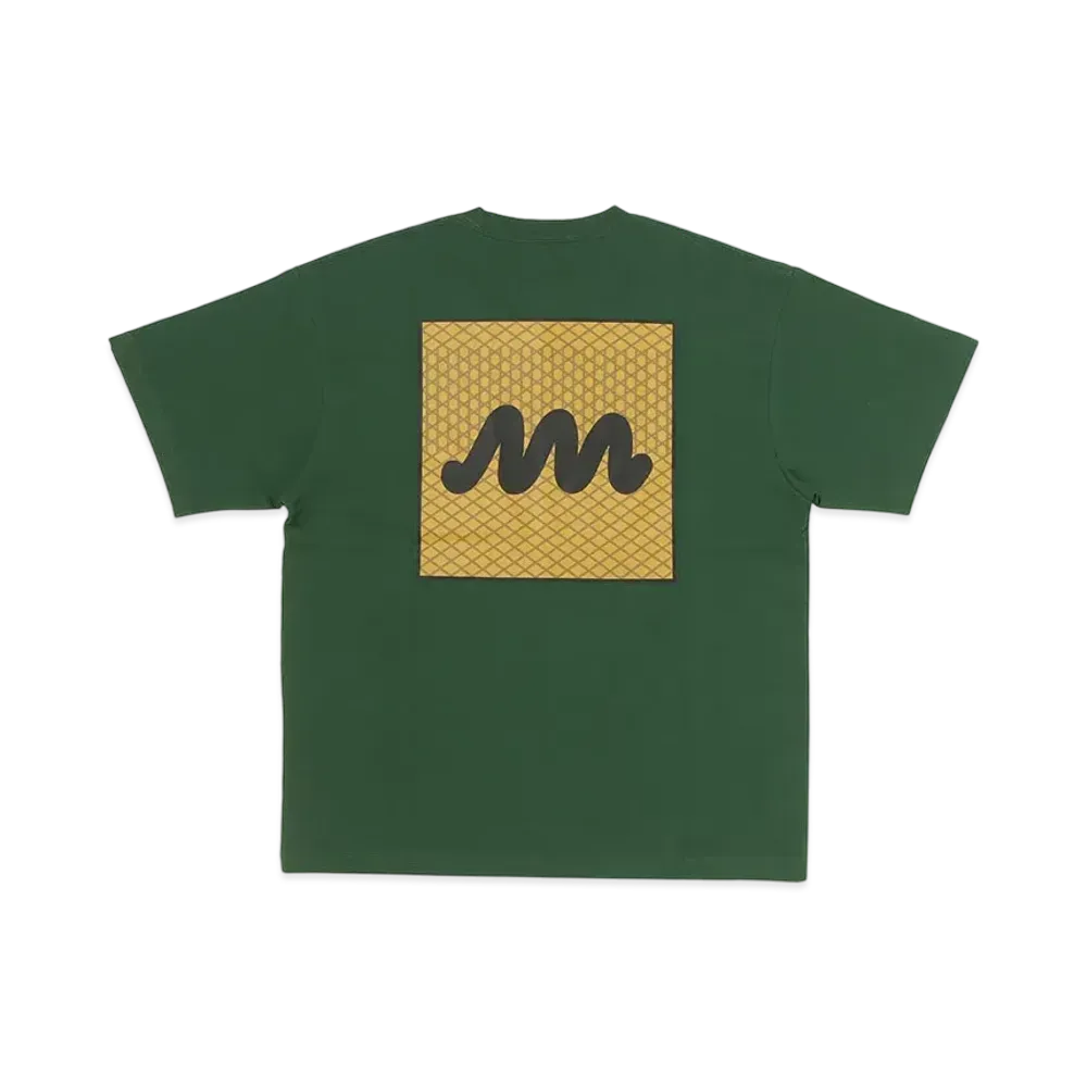 VANS x MIN-NANO Waffle Square Tee "Forest Green"