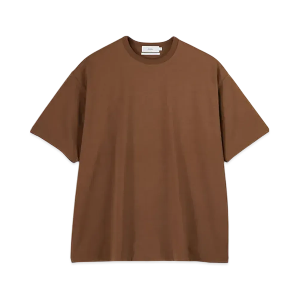 Graphpaper Recycled Cotton Jersey S/S Tee "Brown"