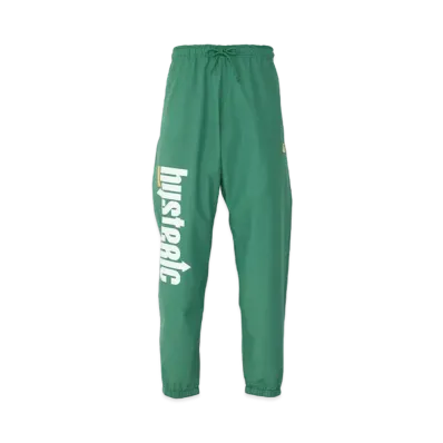 HYSTERIC GLAMOUR Up Down Logo Wide Track Pants "Green"