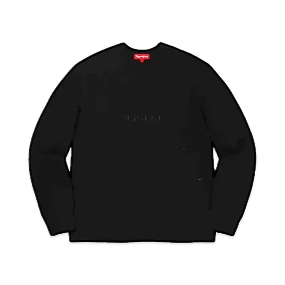 Supreme Pilled Sweater "Black"