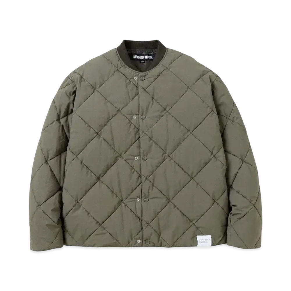 NEIGHBORHOOD Checker Down Jacket "Olive Drab"