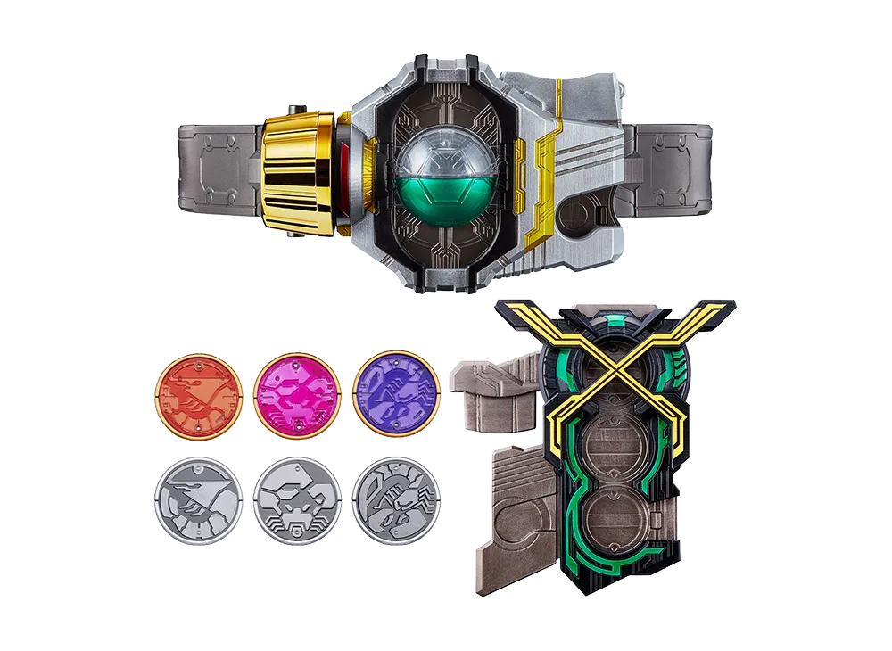 BANDAI "COMPLETE SELECTION MODIFICATION" -KAMEN RIDER OOO- Birth Driver & X Unit