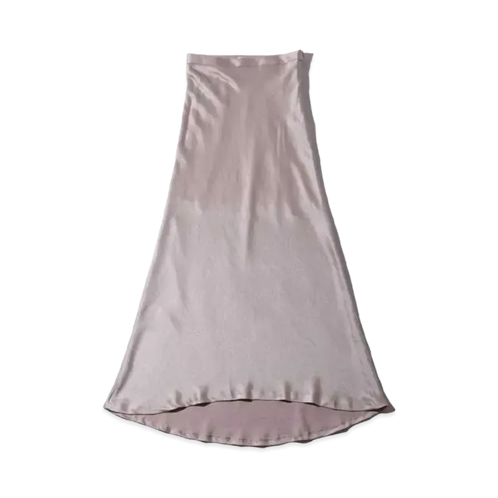 atmos pink Plain Satin Skirt "Pink"