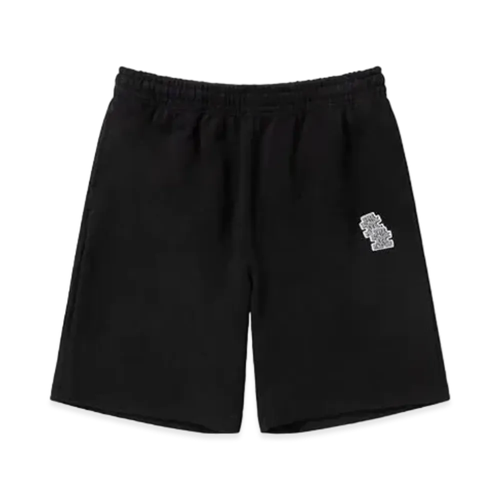 BlackEyePatch Double OG Label Quilting Sweat Shorts "Black"