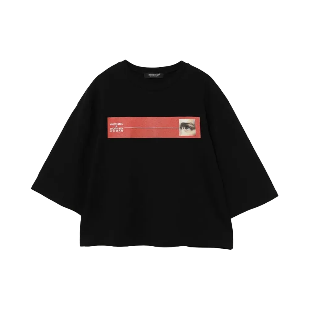 UNDERCOVER Cotton Short Wide T-Shirt "Black"