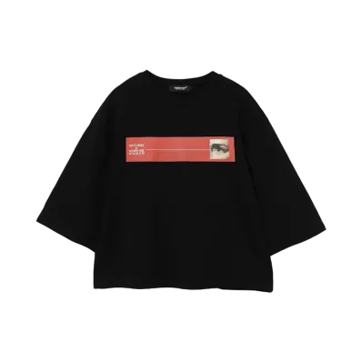 UNDERCOVER Cotton Short Wide T-Shirt "Black"